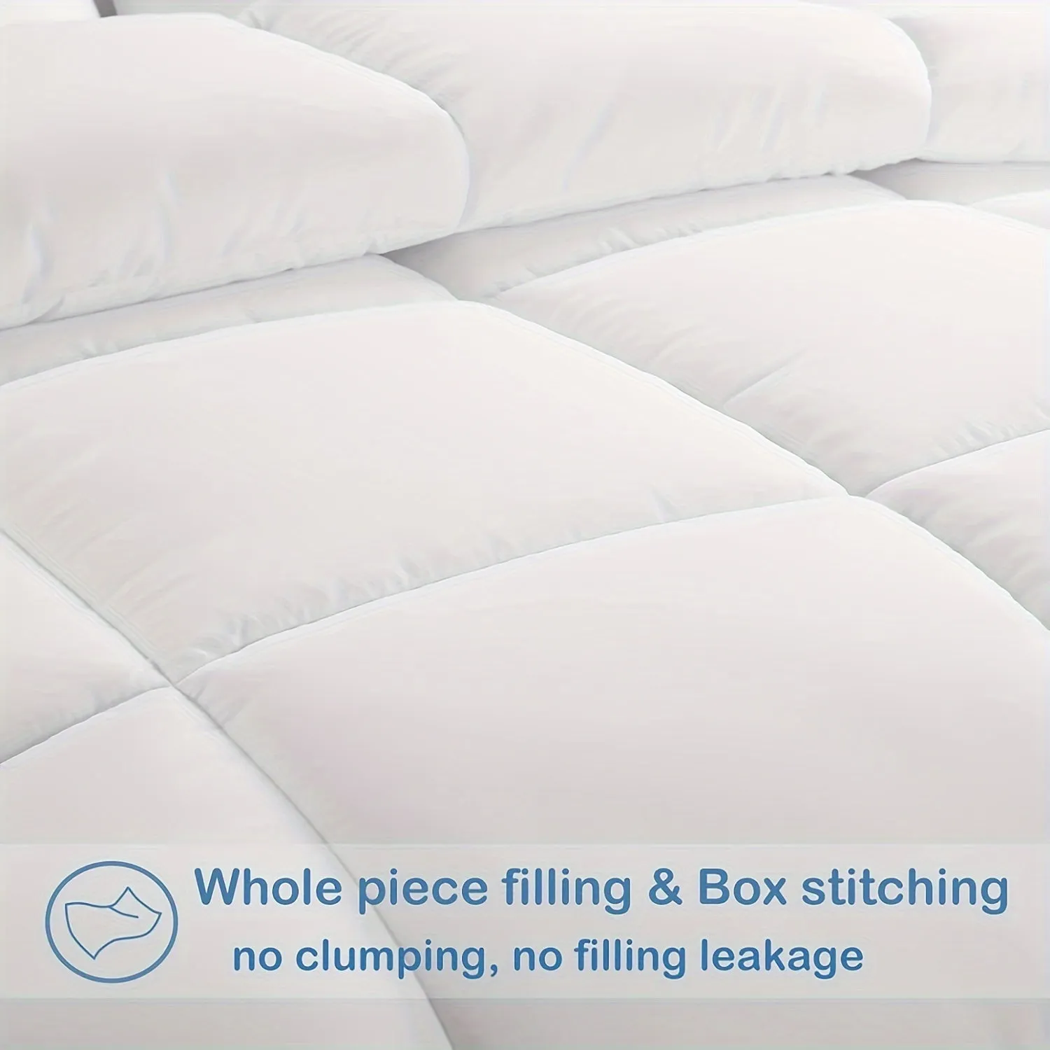 Soft & Fluffy Luxury Down Alternative Comforter - Hypoallergenic, Quilted, and Breathable for All Season Comfort - Ideal for Bedroom Decor and Cozy Sleeping Experience