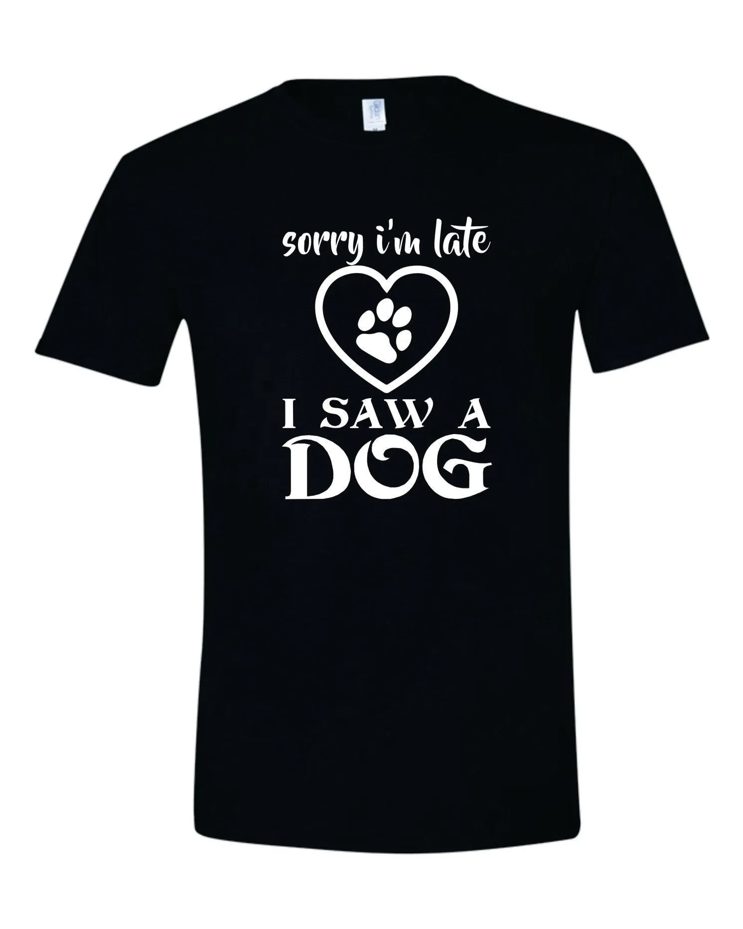 Sorry I'm Late, I Saw A Dog Casual Shirt