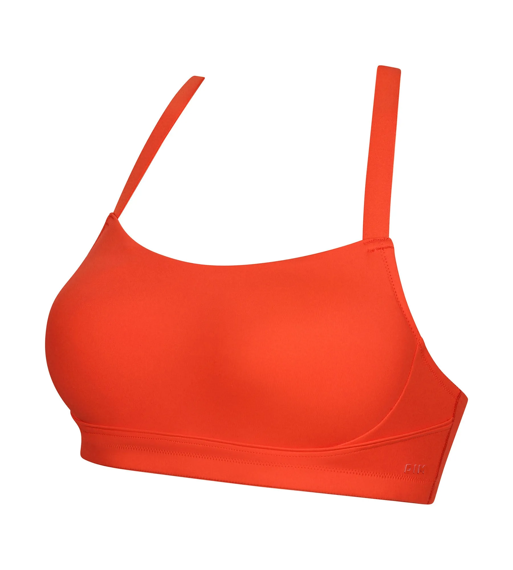 Soutien-gorge de sport en microfibre sculptante orange Dim Move