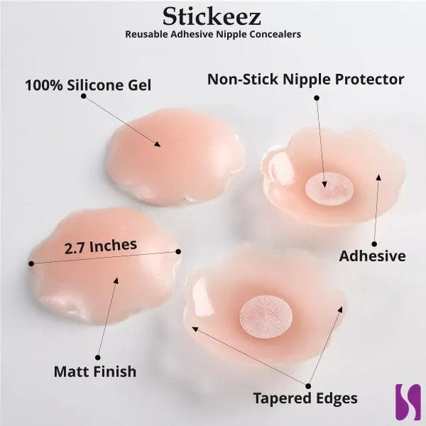 Stickeez - Reusable Adhesive Nipple Covers