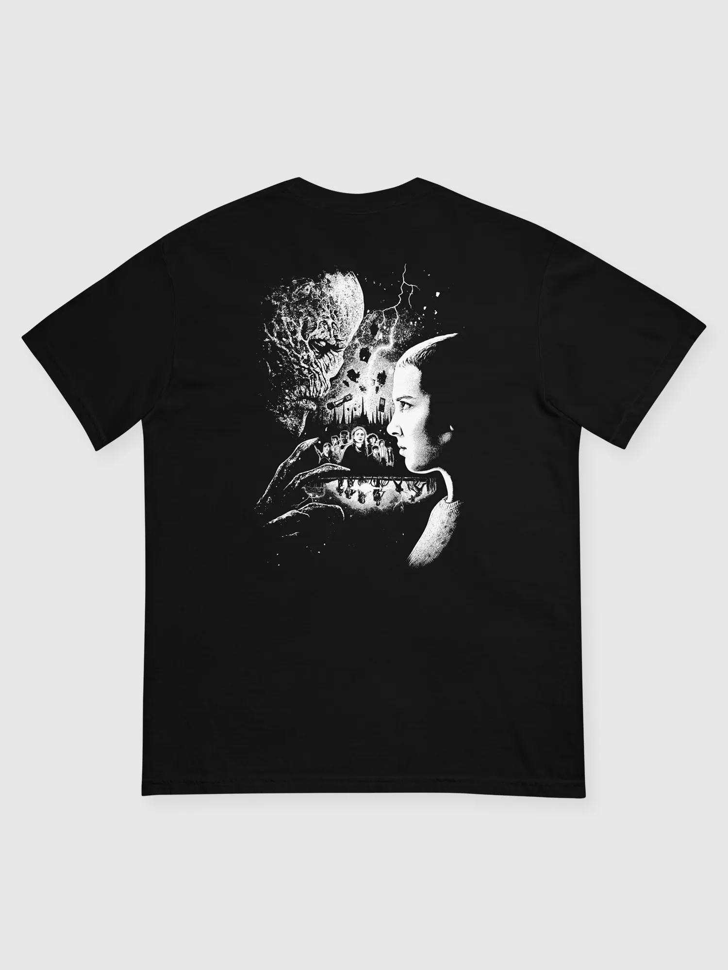 Stranger Things x Kyle Lambert Unisex Premium Tee  [Black]