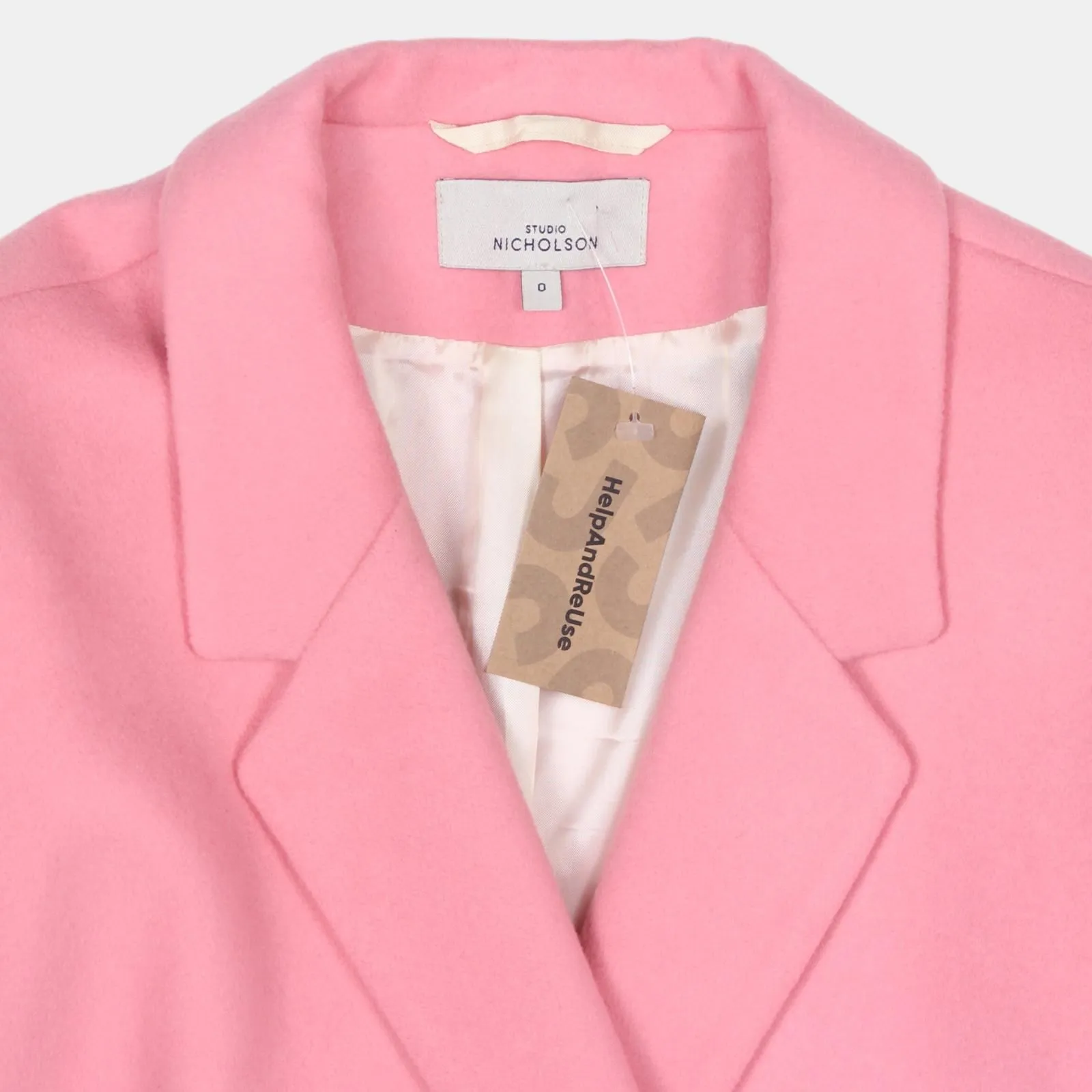 Studio Nicholson size 0 Pink Overcoat