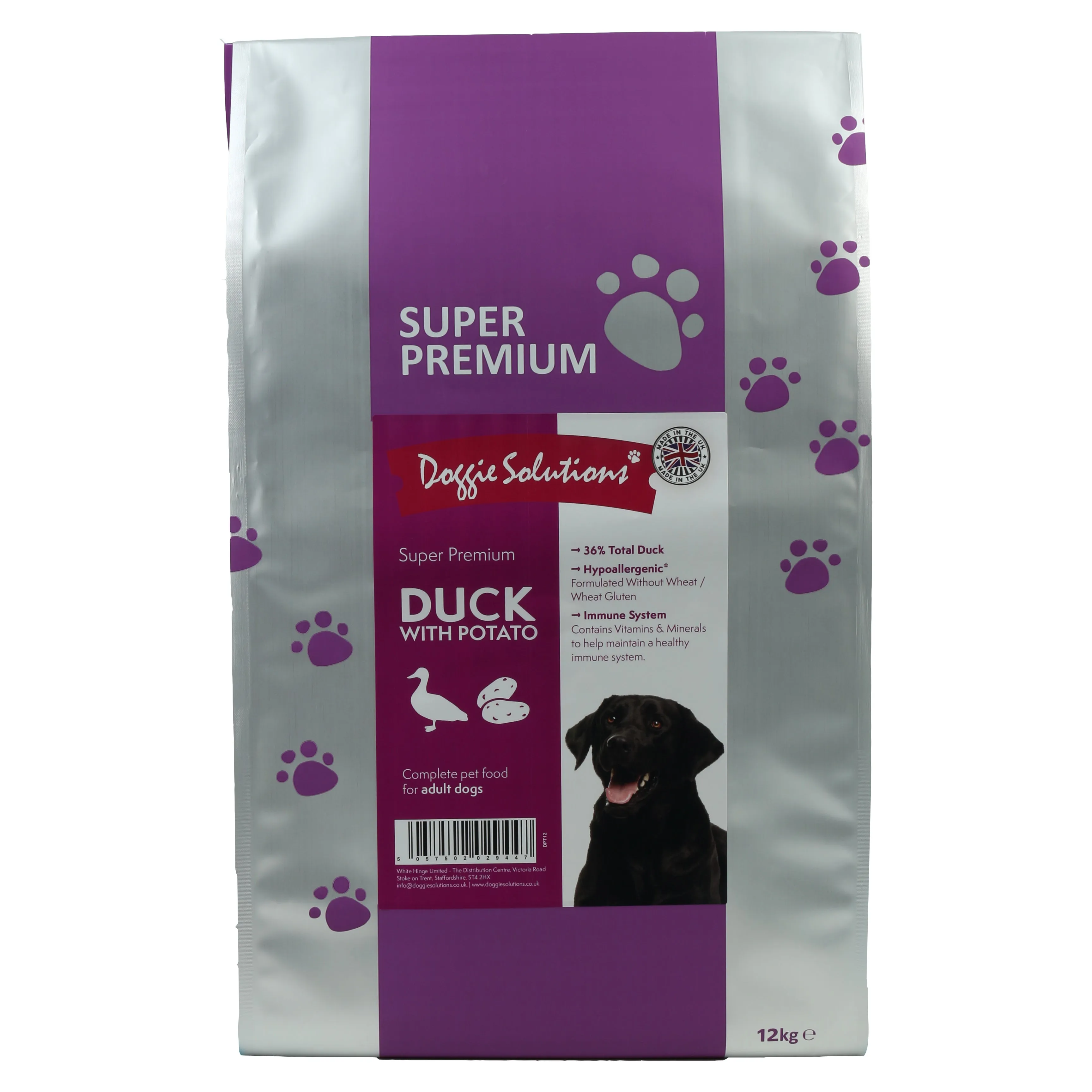 Super Premium Dog Food - Duck with Potato