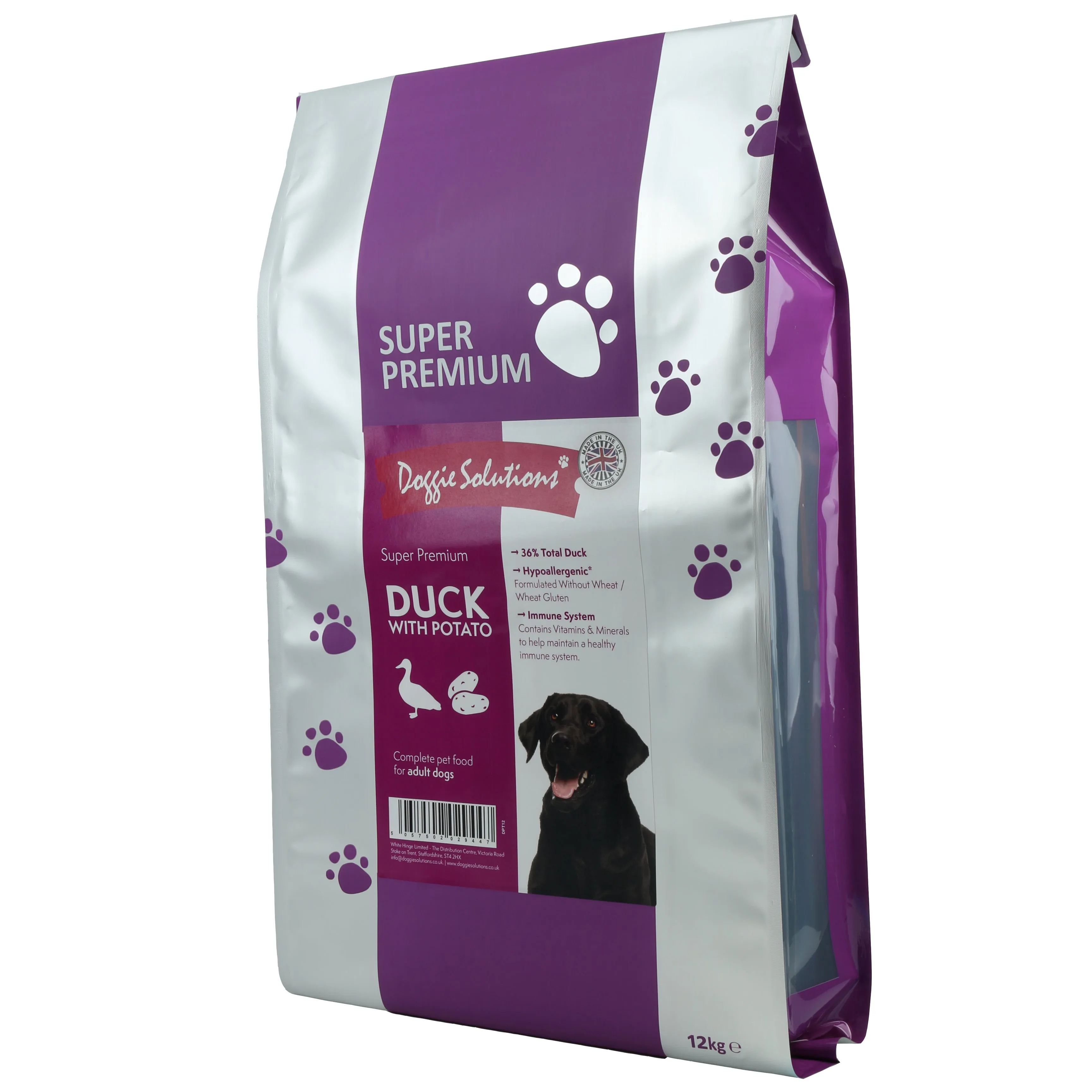 Super Premium Dog Food - Duck with Potato