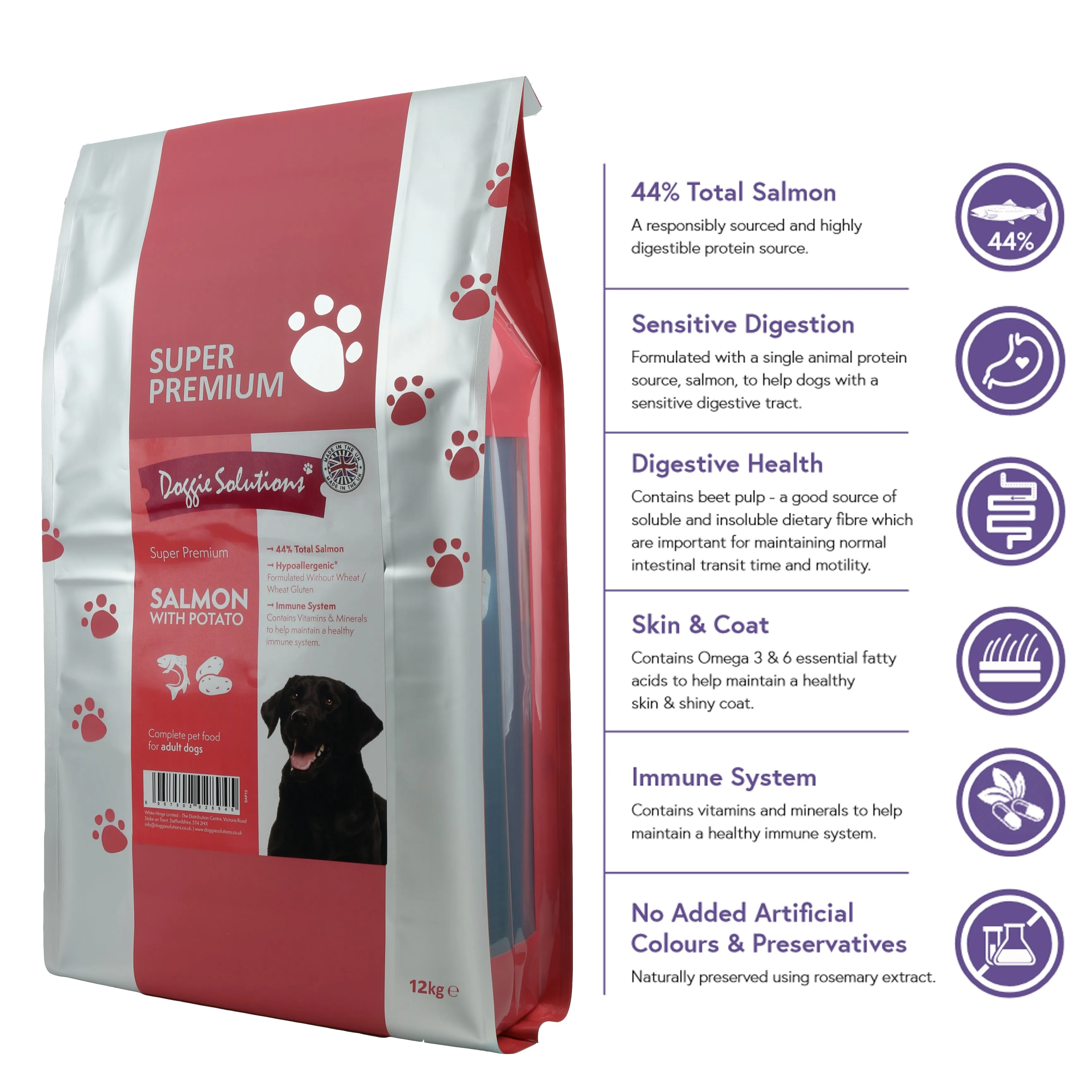 Super Premium Dog Food - Salmon with Potato