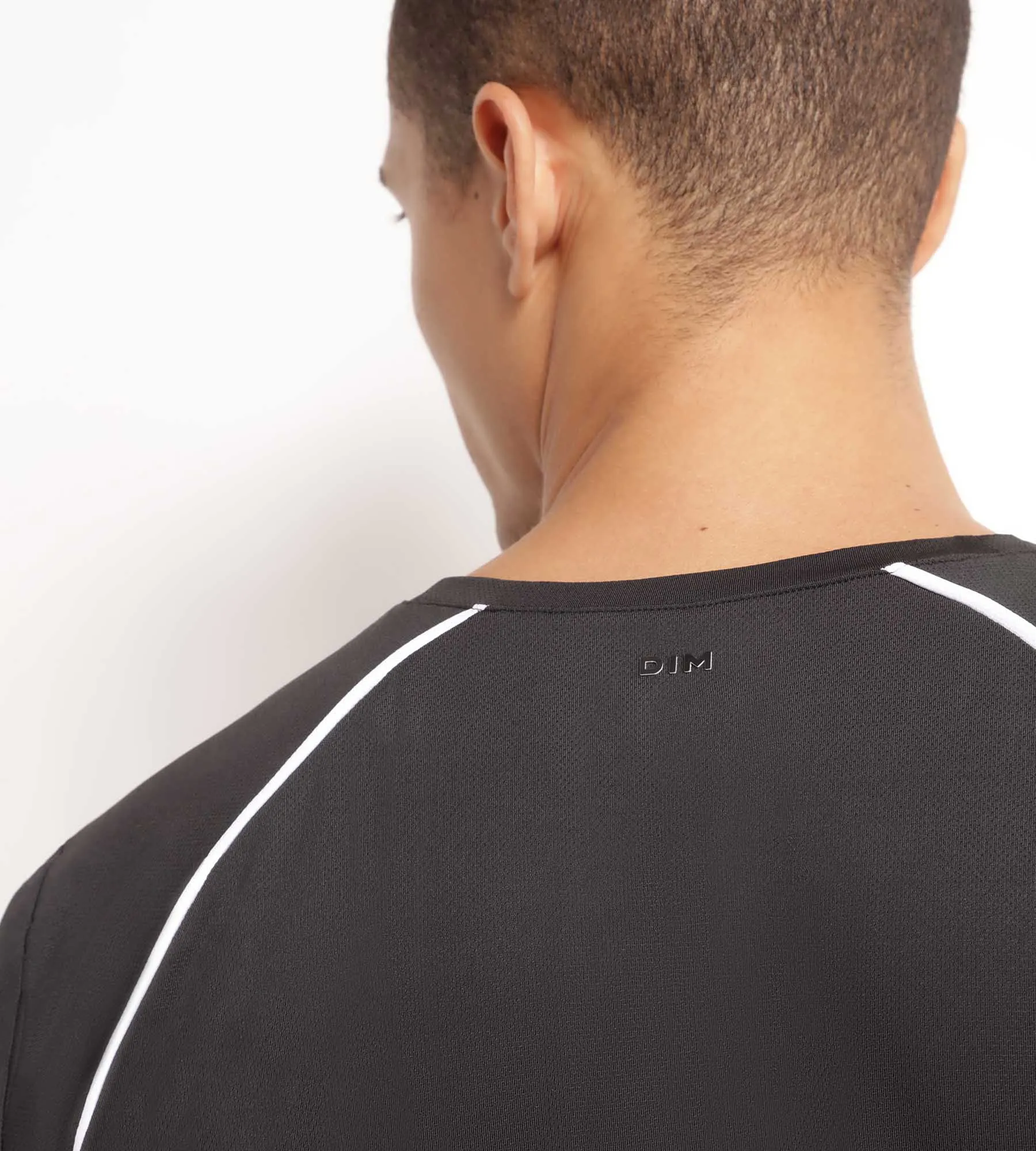 T-shirt de sport homme en matière aérée Noir Dim Move