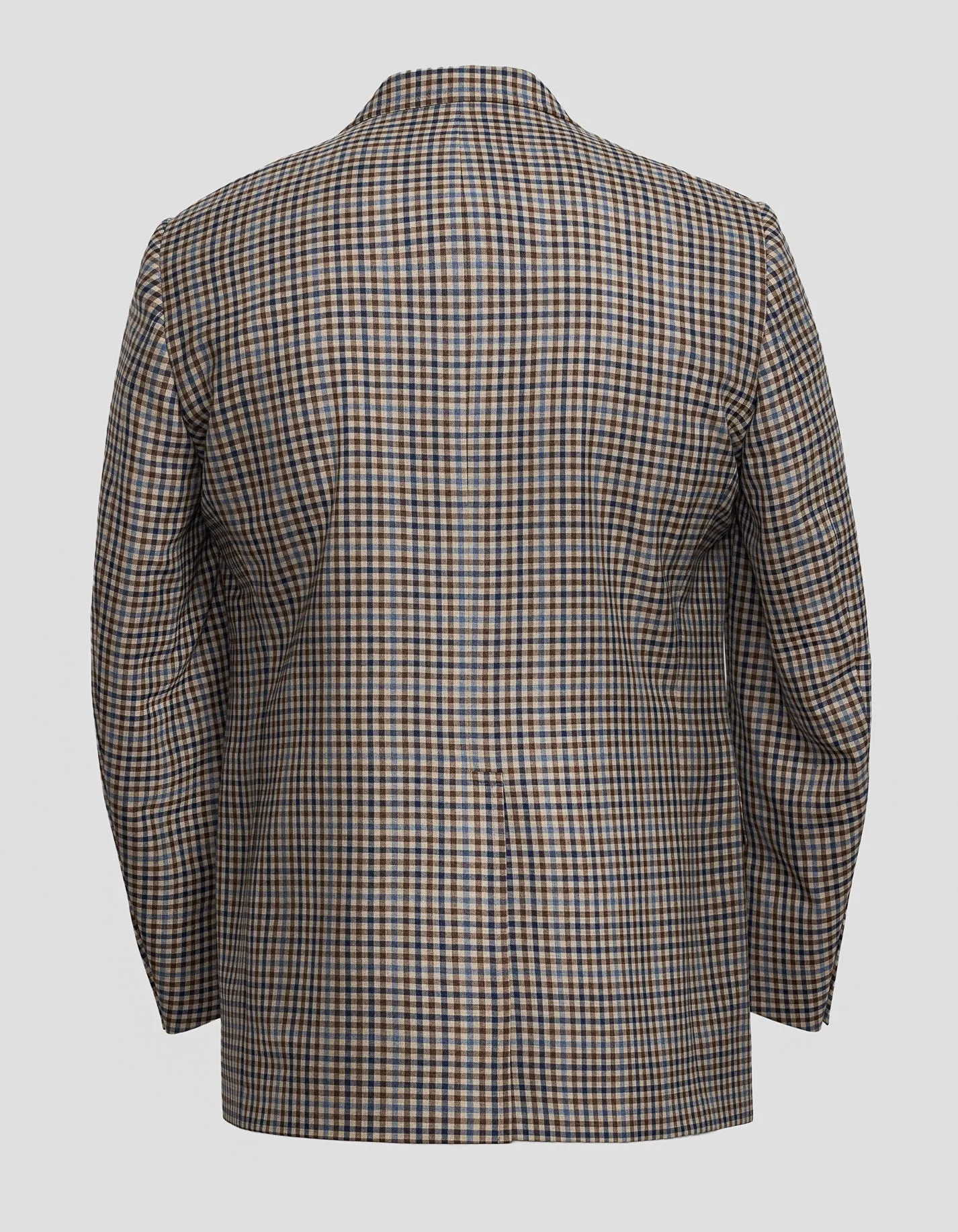 TAN/BROWN/NAVY CHECK SPORT COAT - MTO