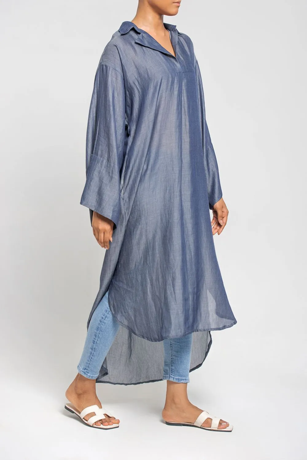 Tencel Free Size Denim Tunic