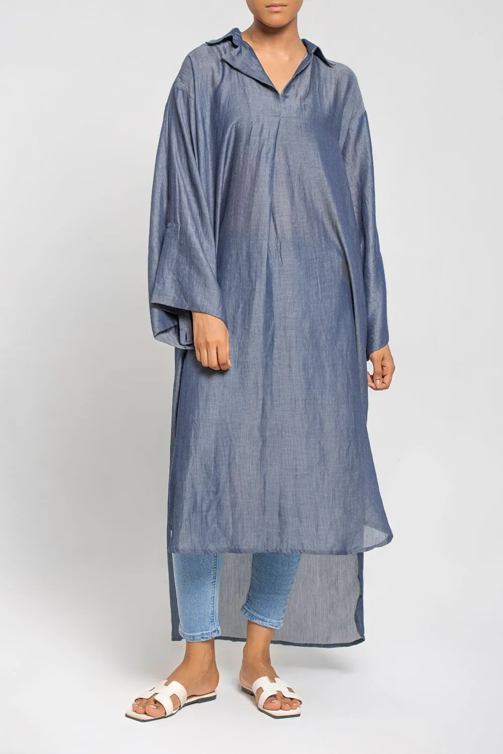 Tencel Free Size Denim Tunic