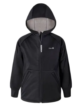 The All-Weather Fleece Hoodie - Black - KIDS