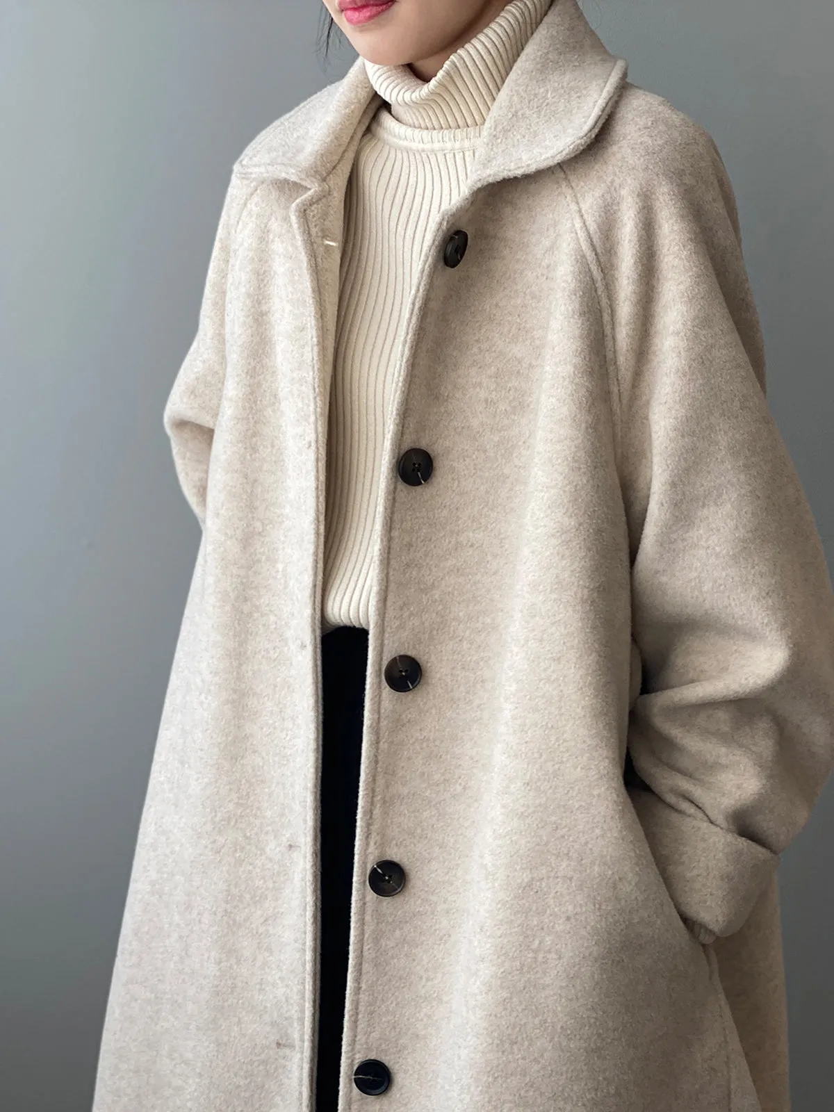 The Modernist Wool Overcoat