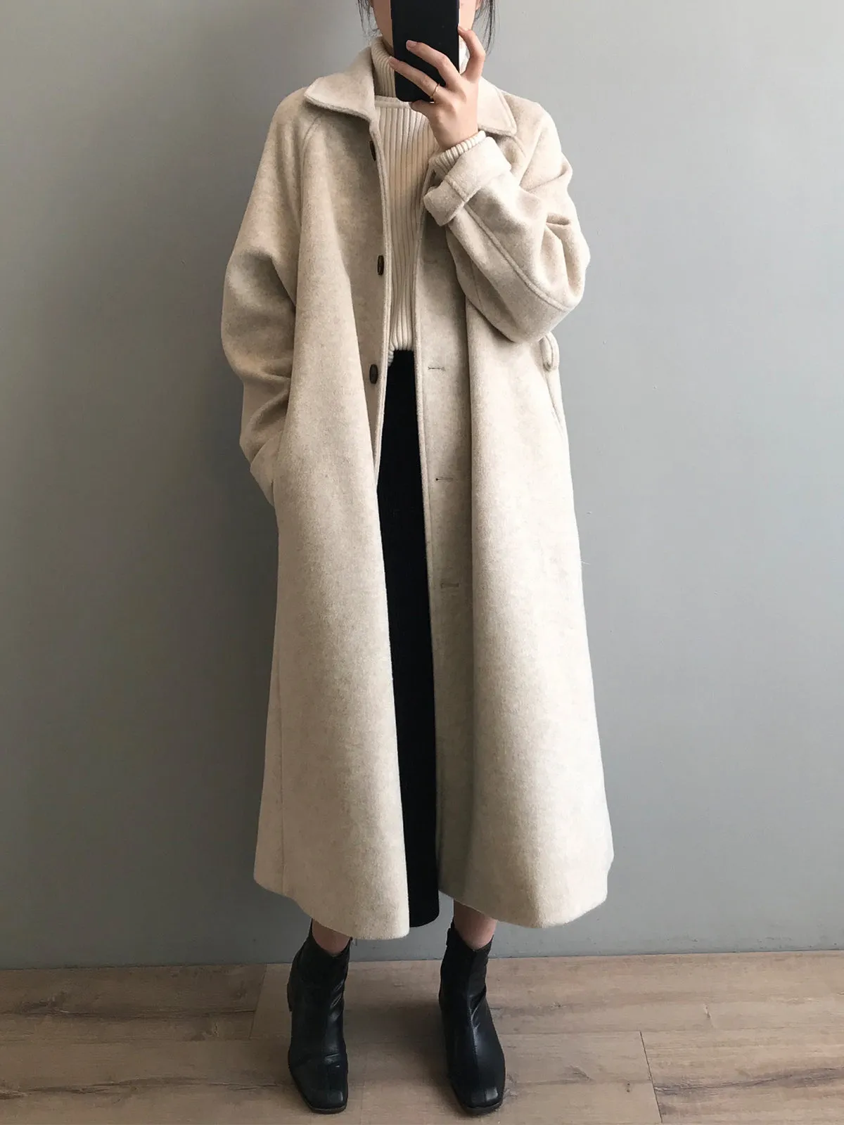 The Modernist Wool Overcoat