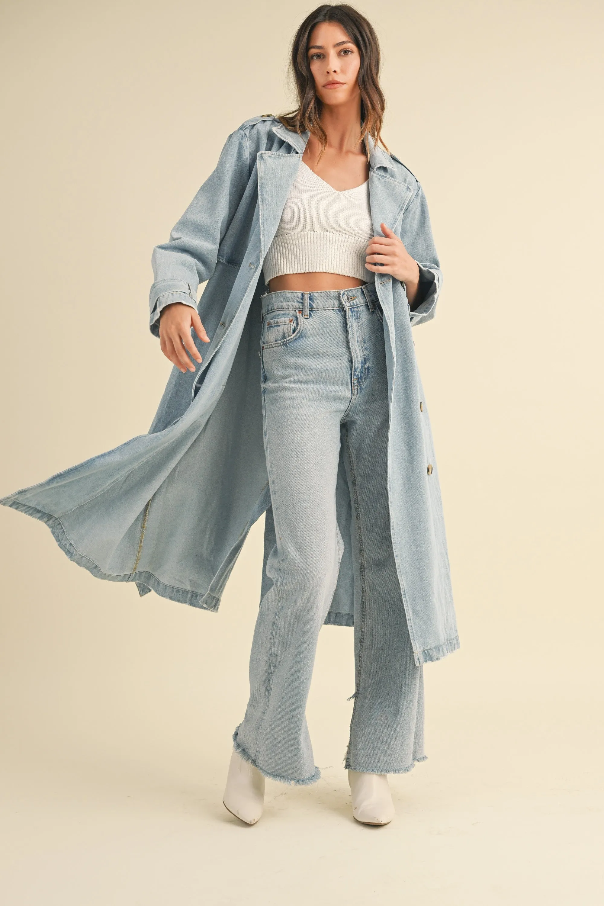 Tiffany Denim Trench