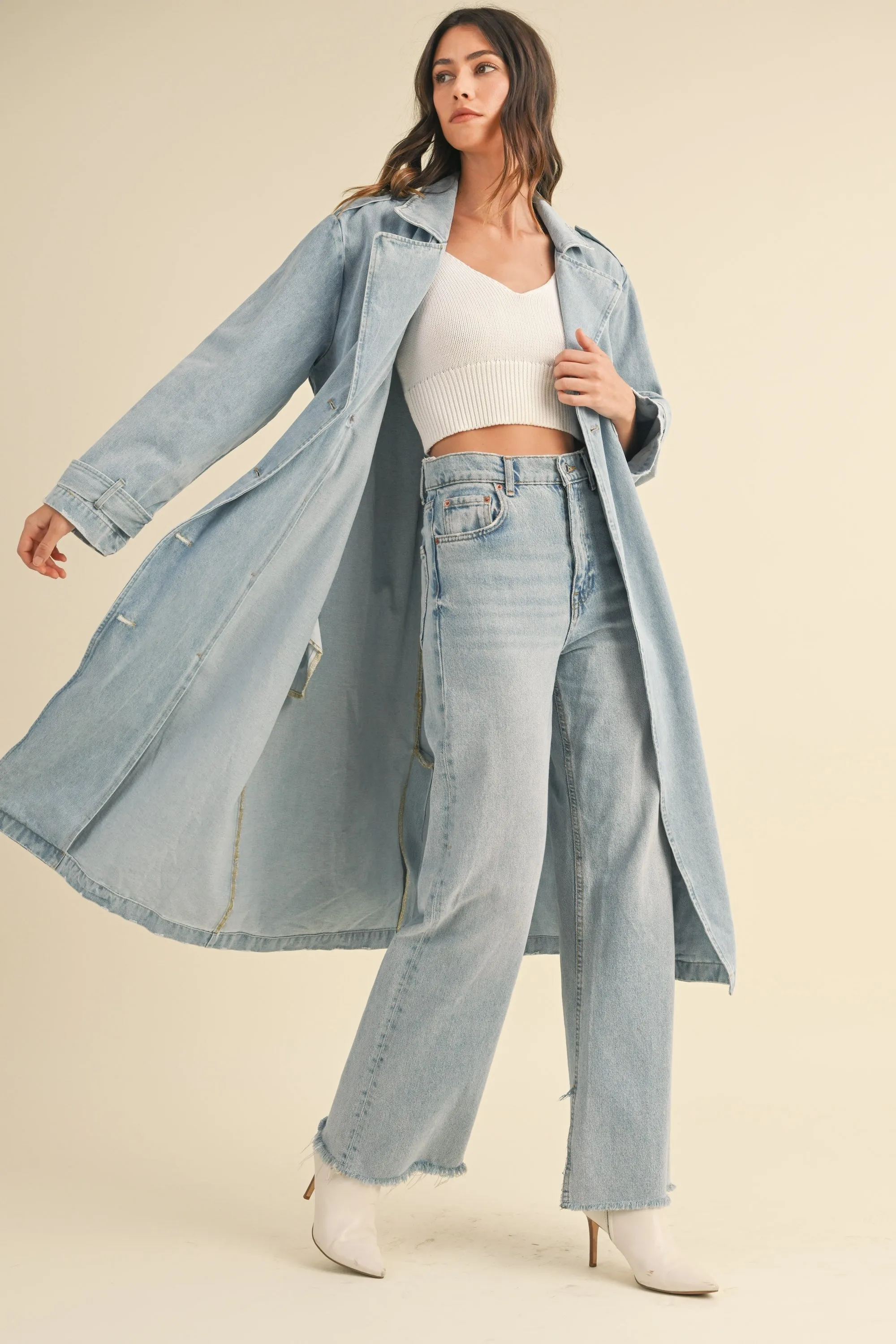 Tiffany Denim Trench