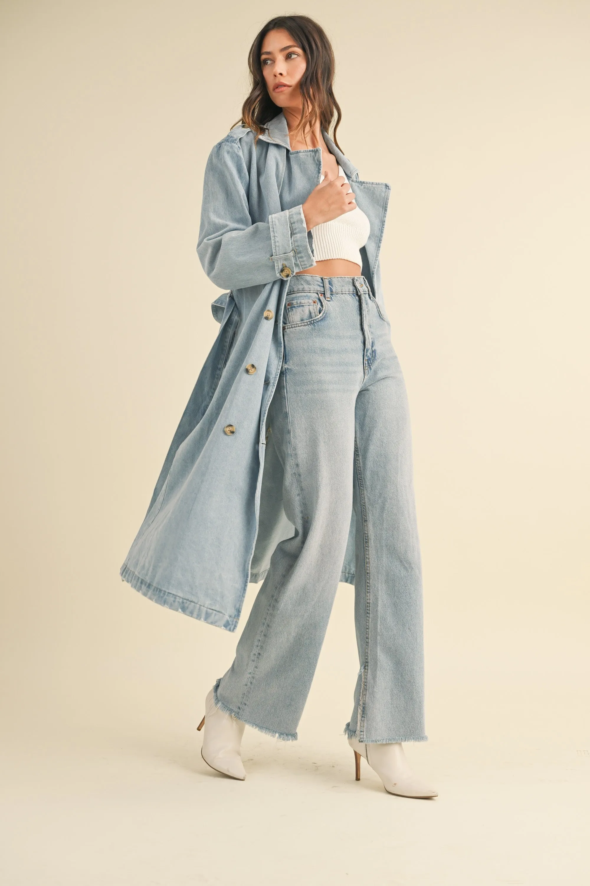 Tiffany Denim Trench