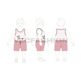 Toddler Boys Tank Top Shorts Set