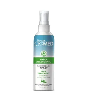 TropiClean OxyMed (Hypoallergenic) Soothing Spray For Cats & Dogs