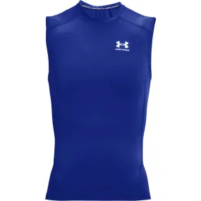 'Under Armour' Men's HeatGear® Sleeveless Compression - Royal / White