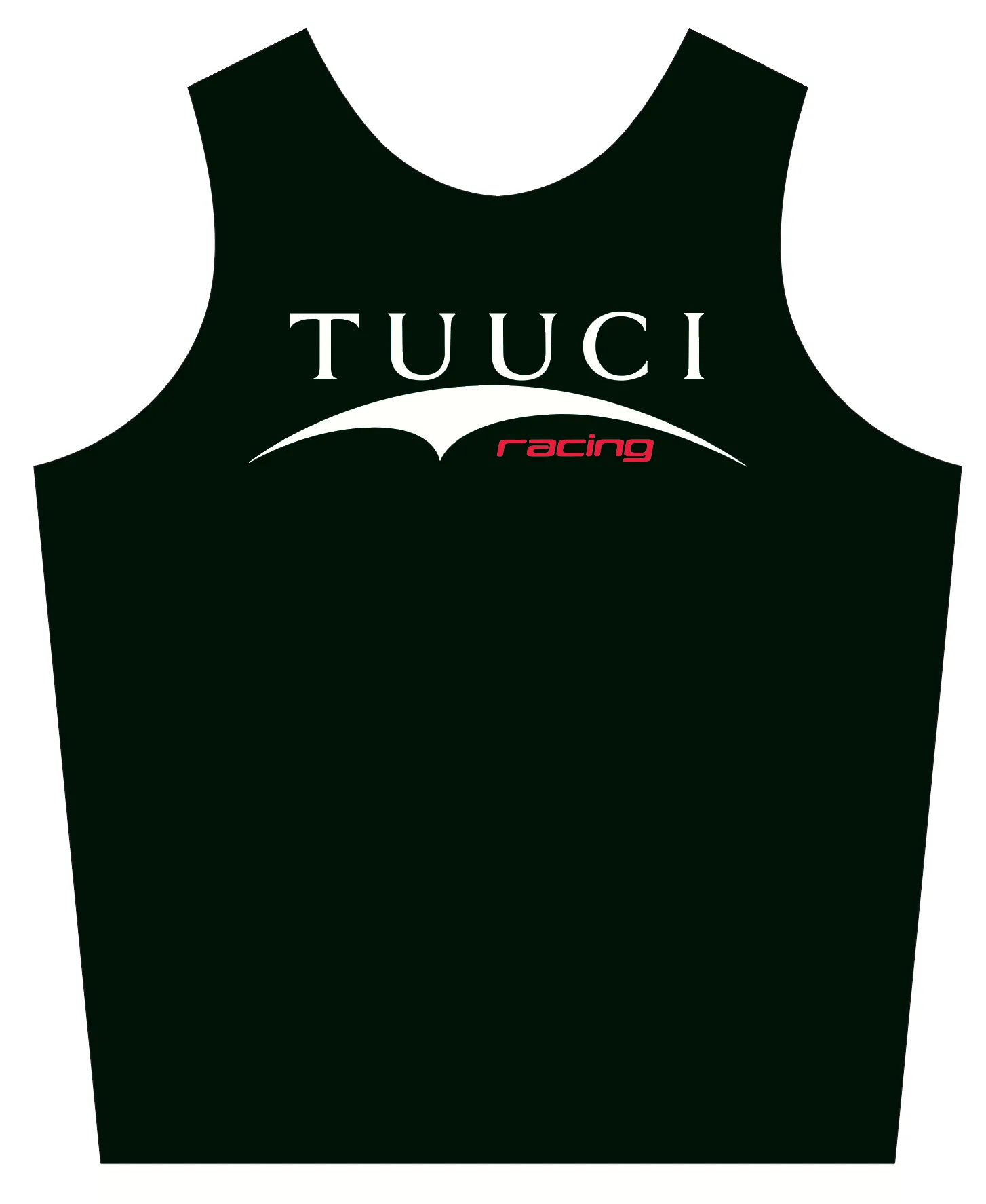 UNISEX PINNIE TOP TANK BLACK | TUCCI