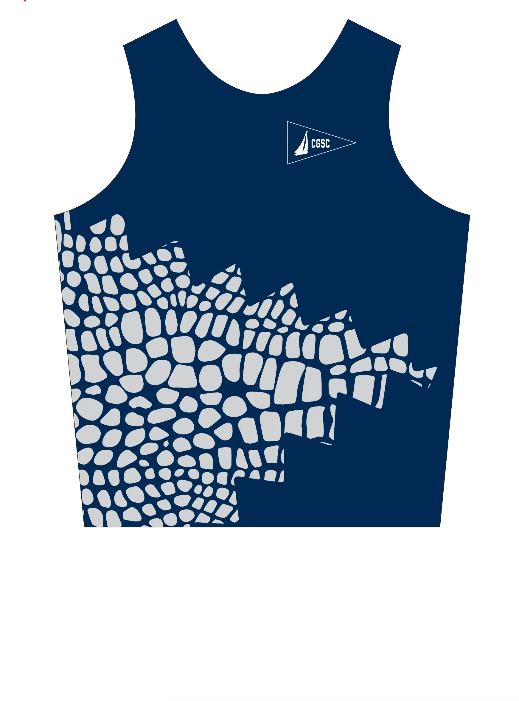 UNISEX PINNIE TOP TANK GRAY | COCONUT GROVE SAILING CLUB - ILCA