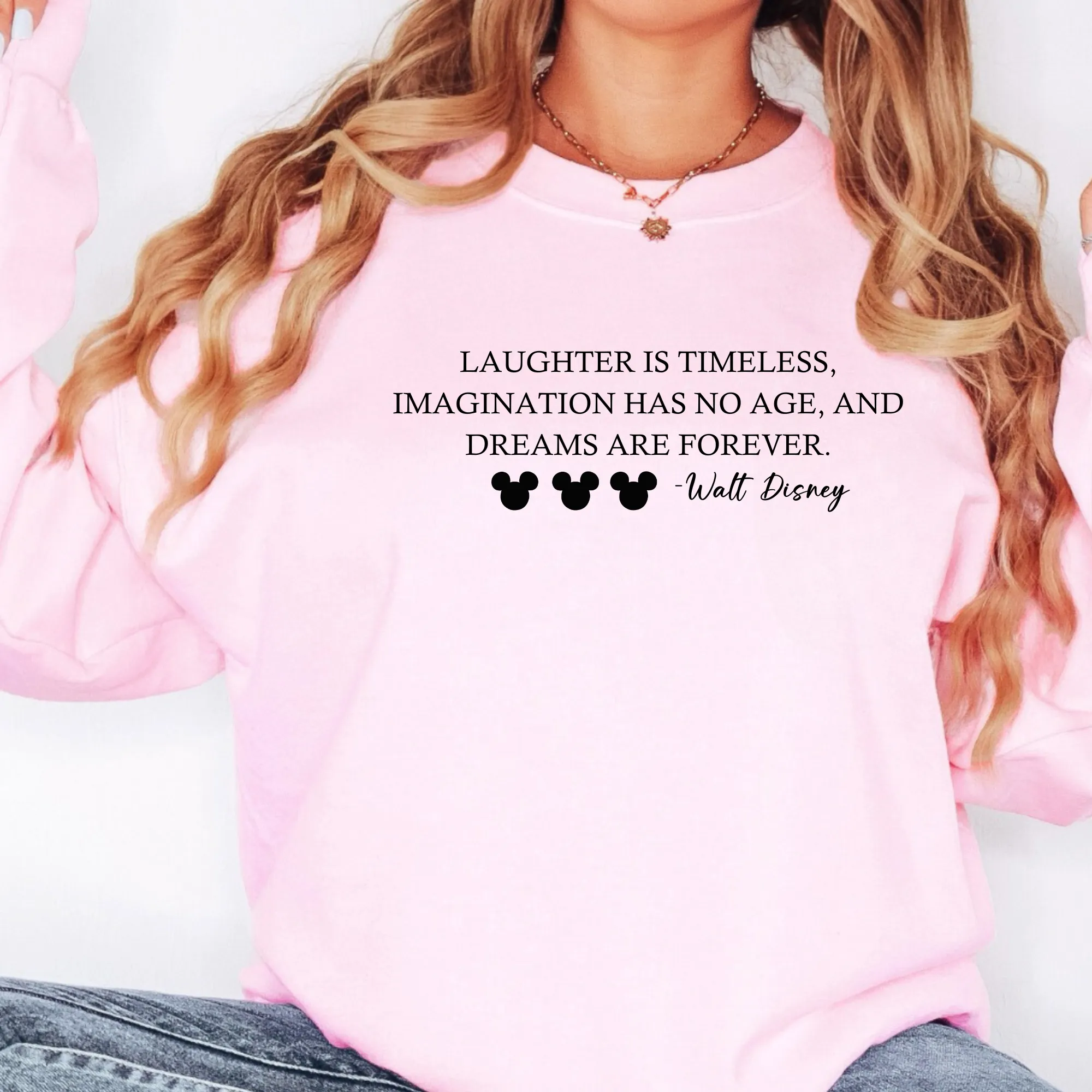 Walt Quote Crewneck Sweatshirt