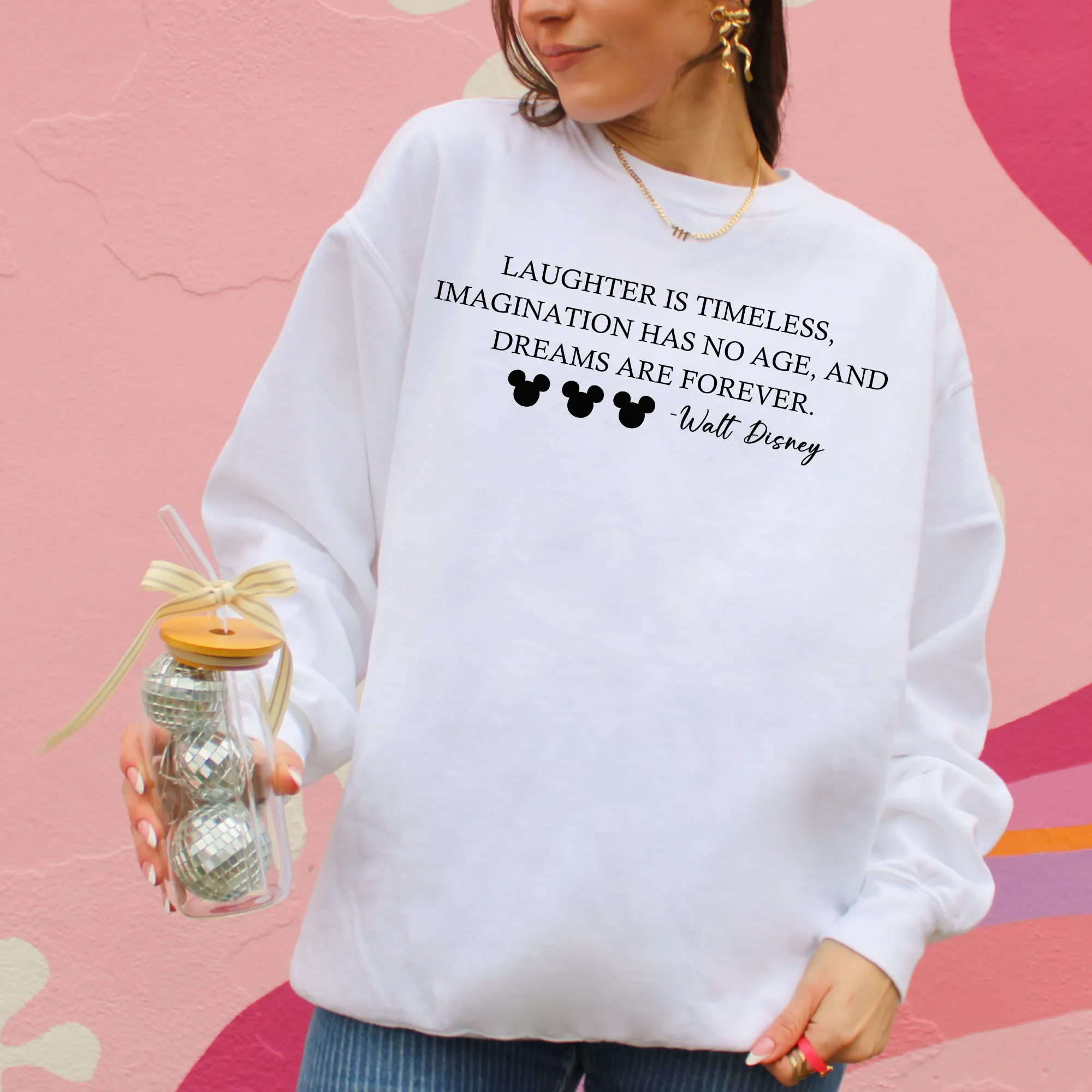 Walt Quote Crewneck Sweatshirt