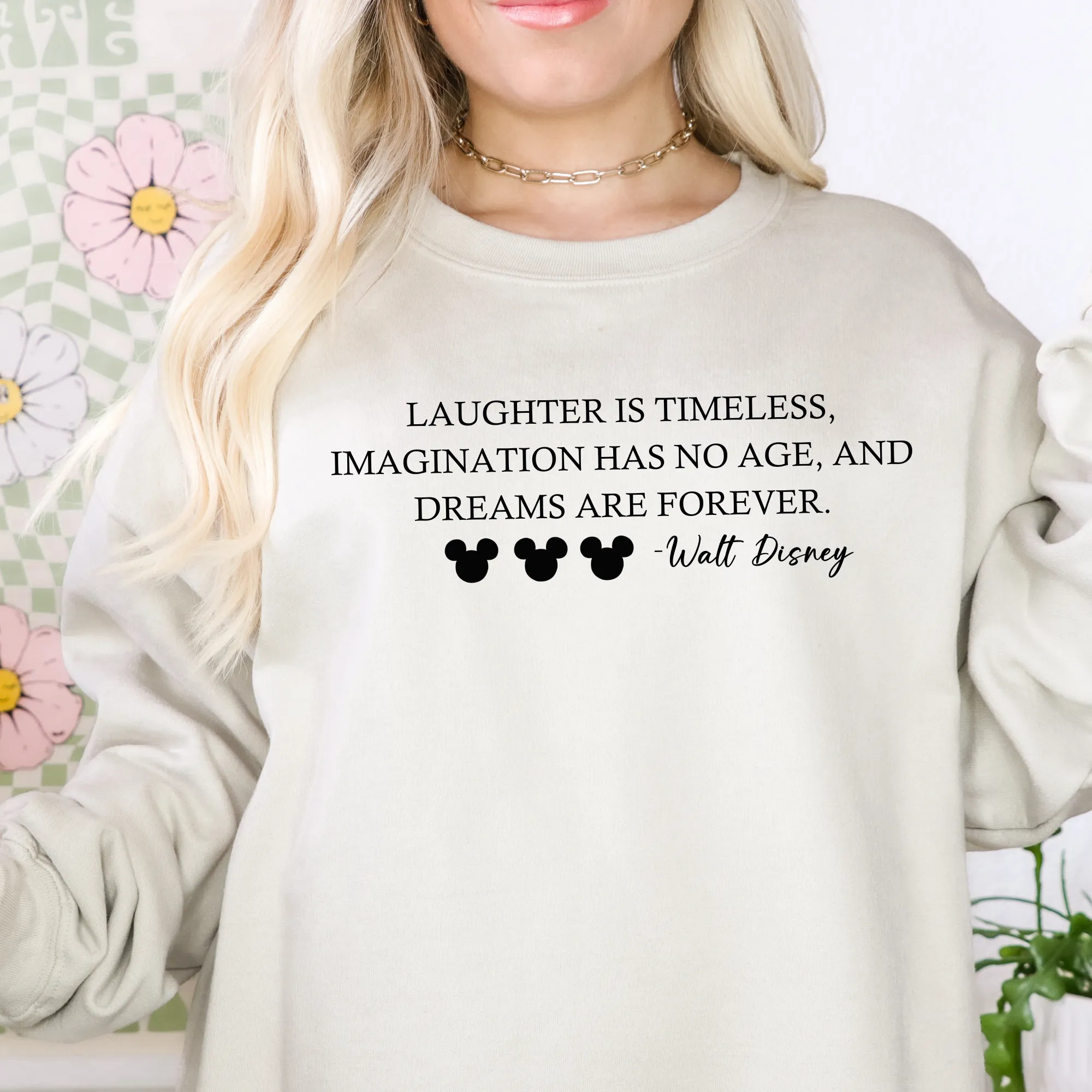 Walt Quote Crewneck Sweatshirt