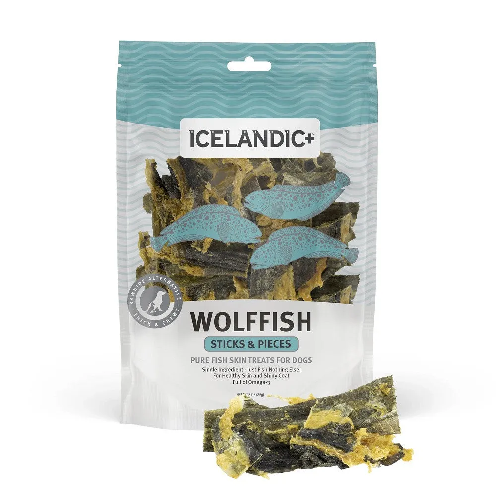 Wolffish Skin Stick Dog Treats