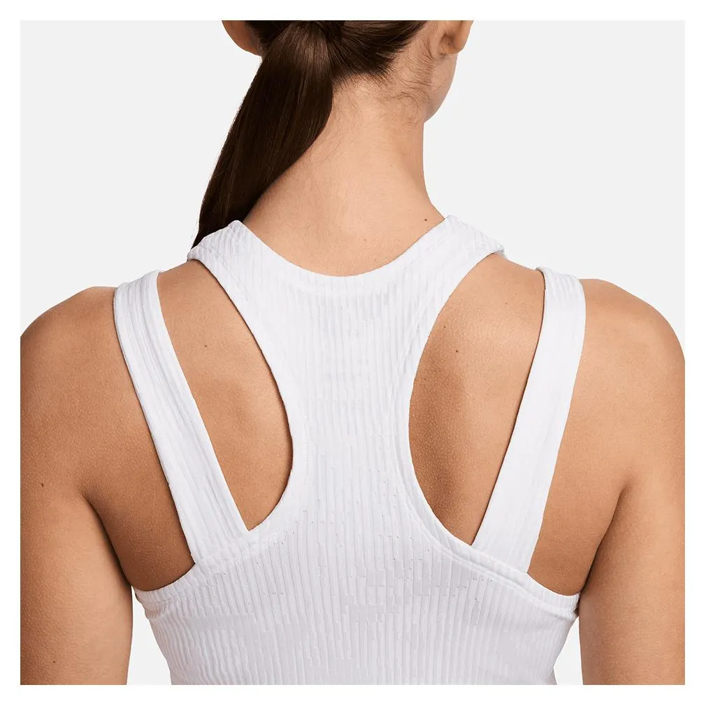 Women's Dri-Fit Tennis Tank White and Black