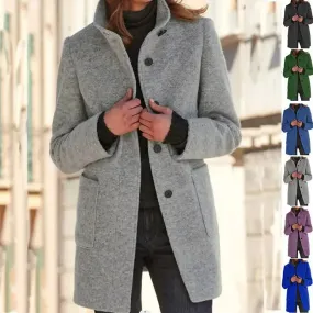 Wool Coat With Pockets