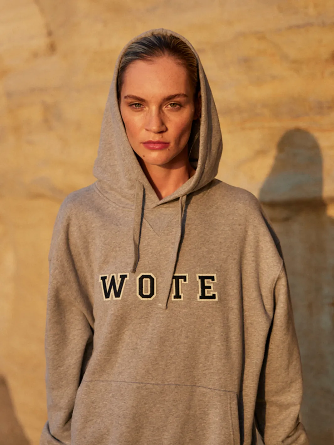 WOTE Logo Hoodie Grey