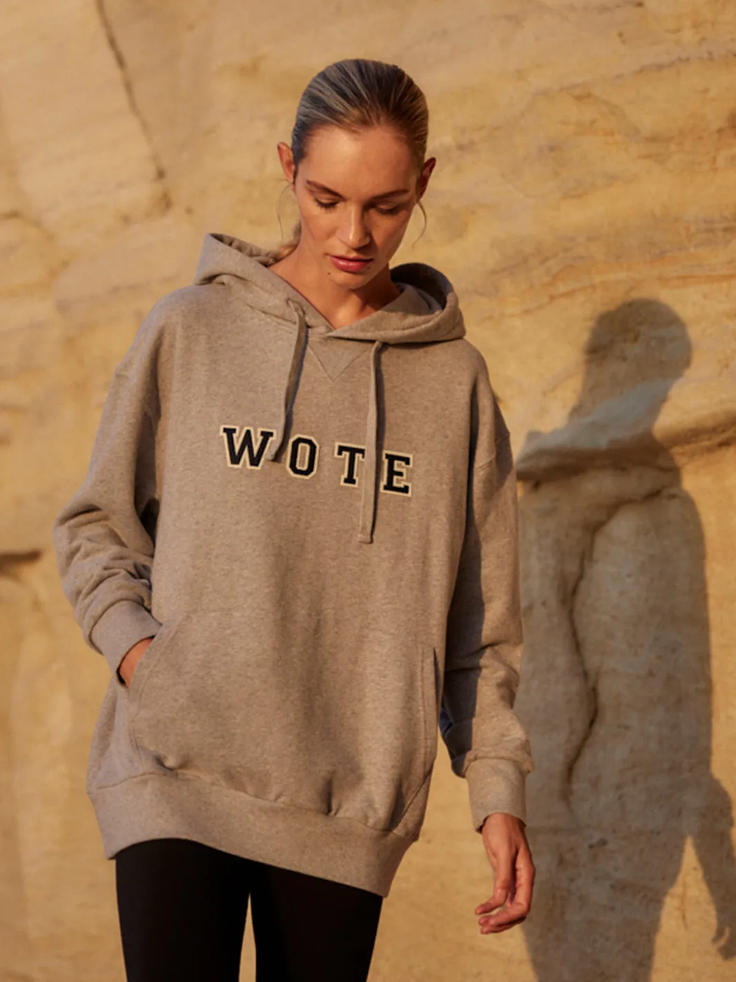 WOTE Logo Hoodie Grey