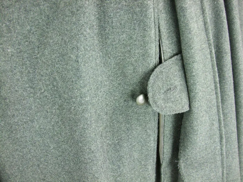 WW1 Italy Italian Grey Green Wool Mantello Cape Coat