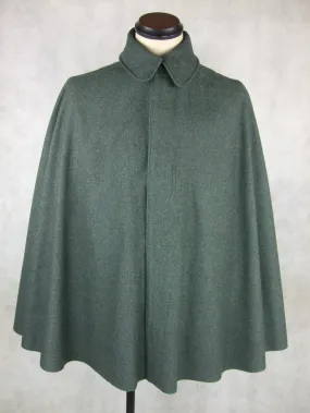 WW1 Italy Italian Grey Green Wool Mantello Cape Coat